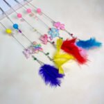 Škadlítko pro kočky s peřím 60cm - Obrázek 2