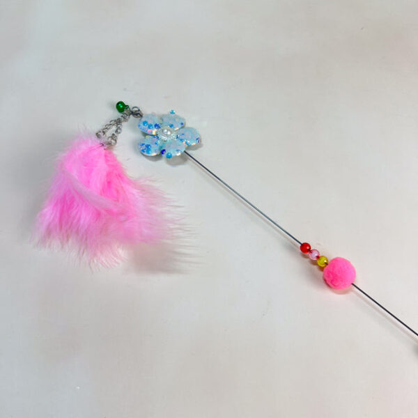 Škadlítko pro kočky s peřím 60cm - Obrázek 1