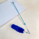 Škadlítko pro kočky s peřím a srdcem 45cm - Obrázek 3