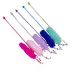 Škadlítko pro kočky s peřím a srdcem 45cm - Obrázek 8