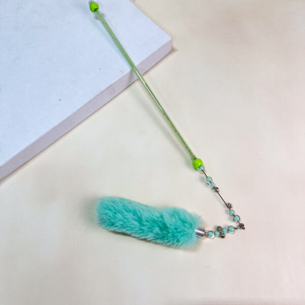 Škadlítko pro kočky s peřím a srdcem 45cm - Obrázek 6