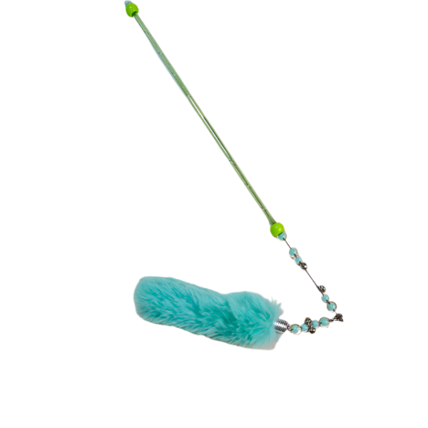 Škadlítko pro kočky s peřím a srdcem 45cm - Obrázek 13