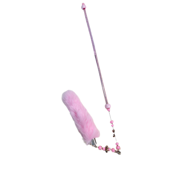 Škadlítko pro kočky s peřím a srdcem 45cm - Obrázek 11