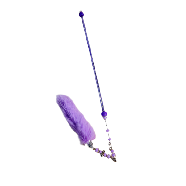 Škadlítko pro kočky s peřím a srdcem 45cm - Obrázek 10