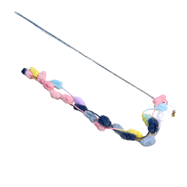 Škádlítko s pom pom šňůrkou 50cm - Obrázek 14