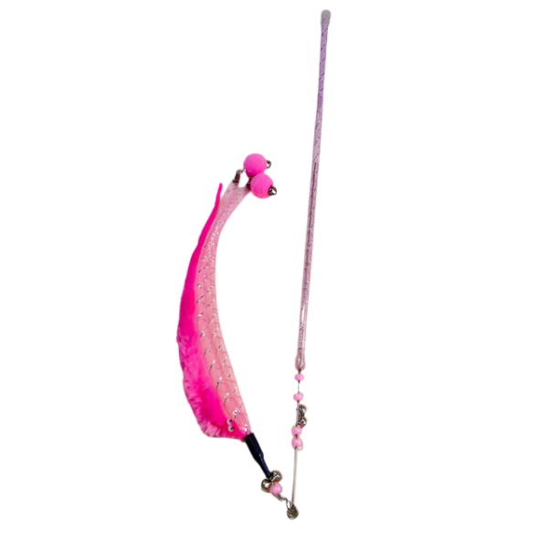 Škádlítko s pom pom šňůrkou 40cm - Obrázek 8