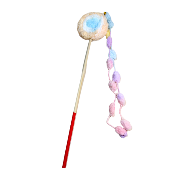 Škádlítko s pom pom šňůrkou 50cm - Obrázek 8