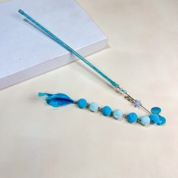 Škádlítko s pom pom šňůrkou 40cm - Obrázek 5