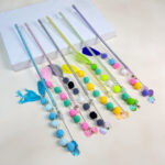 Škádlítko s pom pom šňůrkou 40cm - Obrázek 2