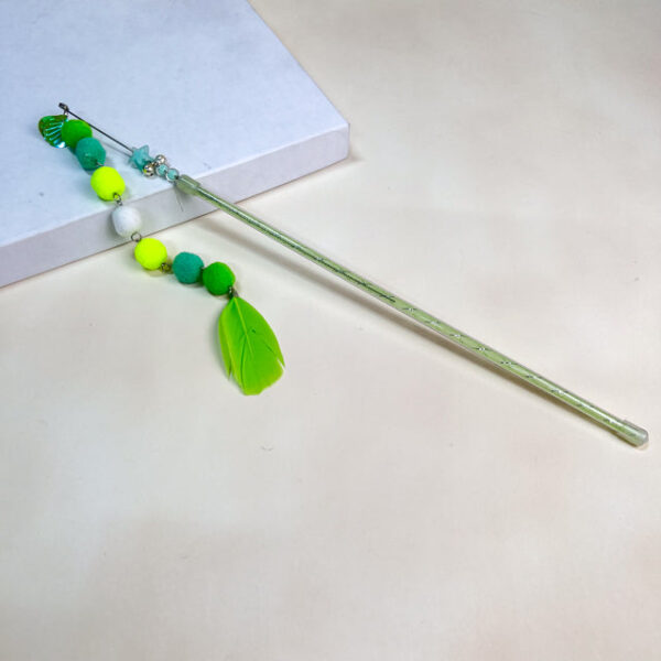 Škádlítko s pom pom šňůrkou 40cm - Obrázek 8