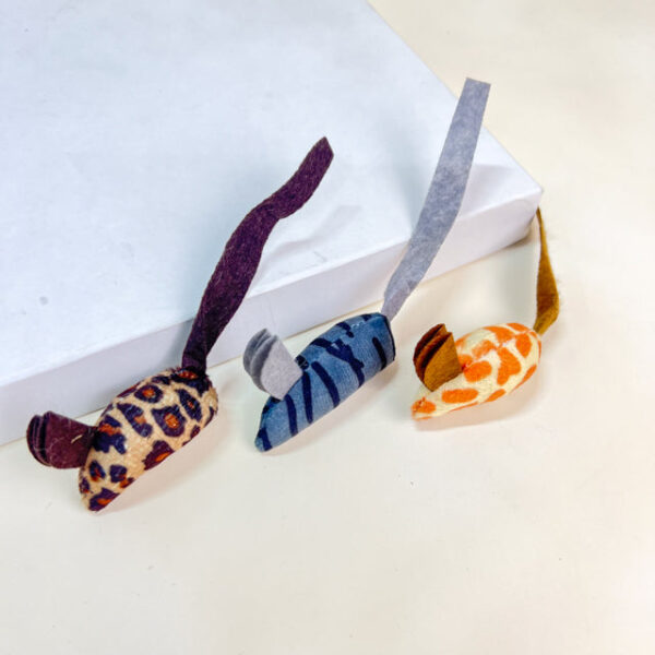 Plyšová myš pro kočky 17 cm - Obrázek 6