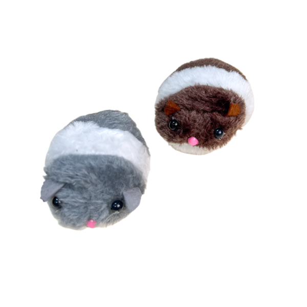 Plyšová myš pro kočky vibrující 7 cm - Obrázek 5