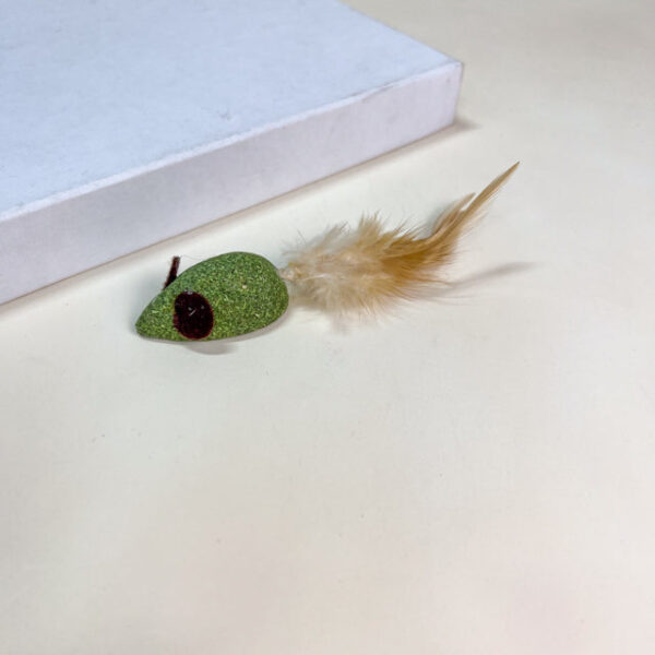 Šanta pro kočky s peřím 10 cm - Obrázek 1