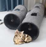 Prolejzací tunel pro kočky chlupatý 60cm - Obrázek 3