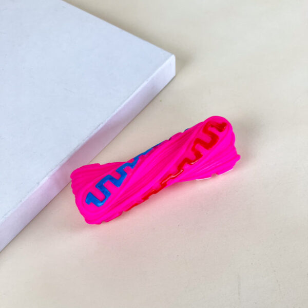 Gumová pískací kost zkroucená pro pejsky 14 cm - Obrázek 4