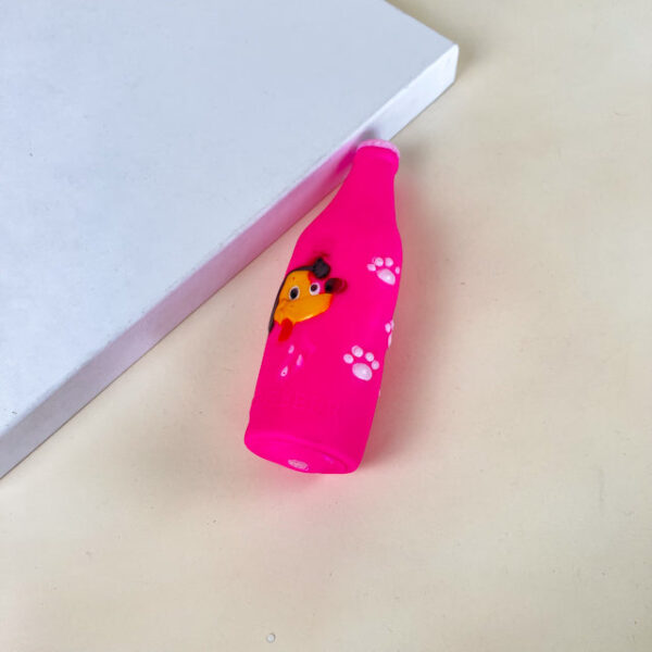 Gumová pískací láhev pro pejsky 17 cm - Obrázek 1