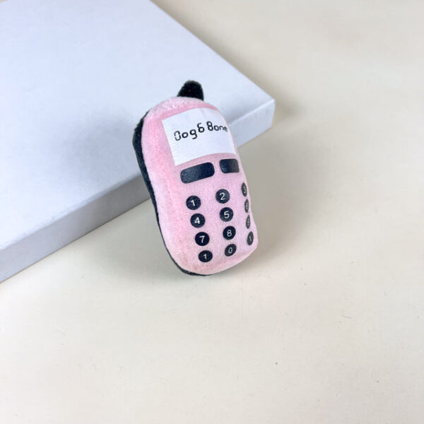 Plyšový pískací telefon 7x14cm - Obrázek 5