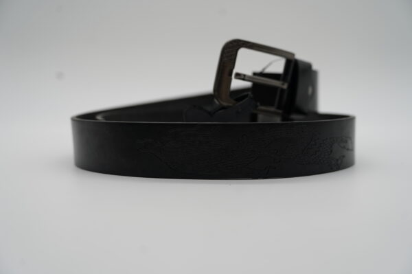 Kutti černý pásek z kůže 120 cm s drakem - Obrázek 2