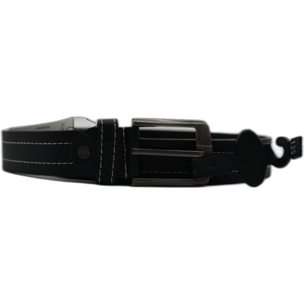 Kutti černý kožený pásek 130cm vse vzorem - Obrázek 1