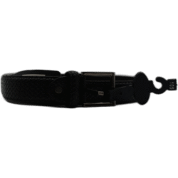 Kutti černý kožený pásek 105cm se vzorem