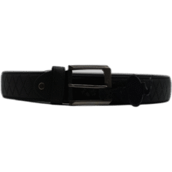 Kutti černý kožený pásek 130 cm se vzorem