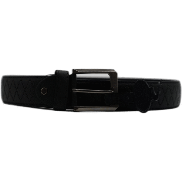 Kutti černý kožený pásek 130 cm se vzorem - Obrázek 1