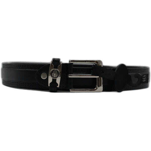 Kutti černý kožený pásek 130 cm - Obrázek 1