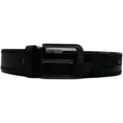 Kutti černý kožený pásek 125cm se vzorem