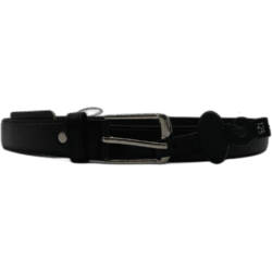 Kutti černý kožený pásek 125 cm bez vzoru