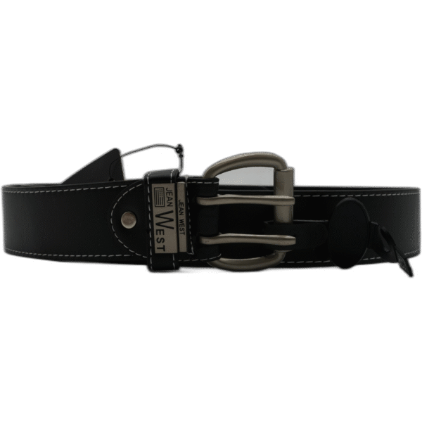 Kutti černý kožený pásek 125 cm bez vzoru - Obrázek 1