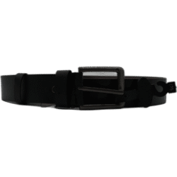 Kutti černý pásek z kůže 125 cm bez vzoru