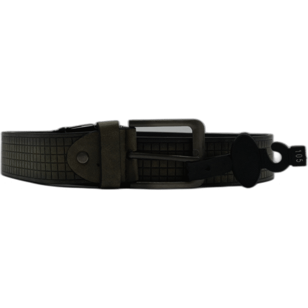 Kutti černý pásek z kůže 105 cm se vzorem - Obrázek 1