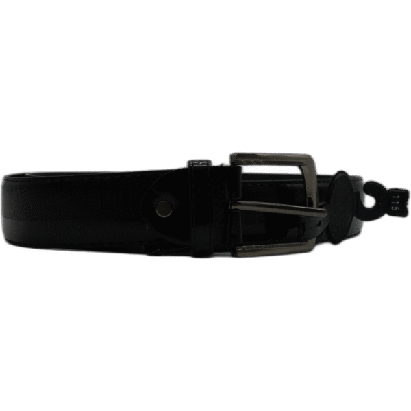 Kutti černý pásek z kůže 115 cm se vzorem - Obrázek 1