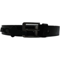 Kutti černý pásek z kůže 105 cm JEANS