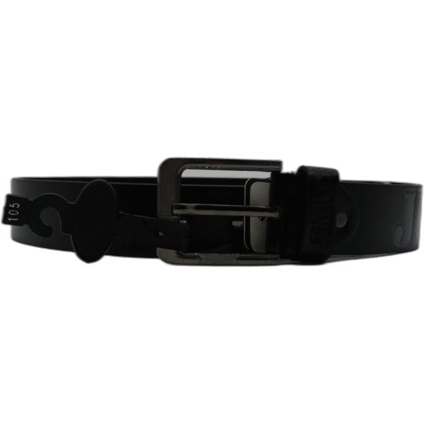 Kutti černý pásek z kůže 105 cm JEANS - Obrázek 1