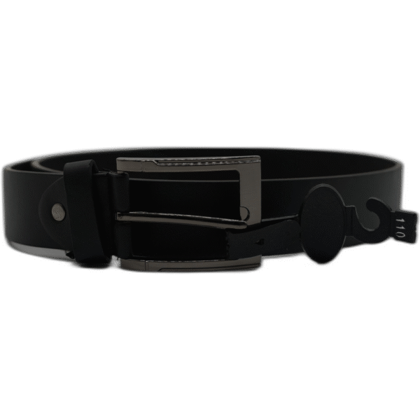 Kutti černý pásek z kůže 110cm bez vzoru - Obrázek 1