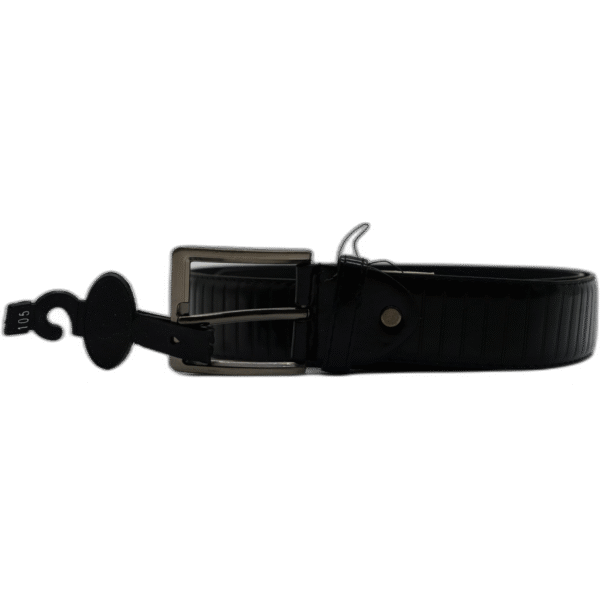 Kutti černý pásek z kůže 105 cm se vzorem - Obrázek 1