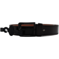 Kutti hnědý pásek z kůže 115cm bez vzoru