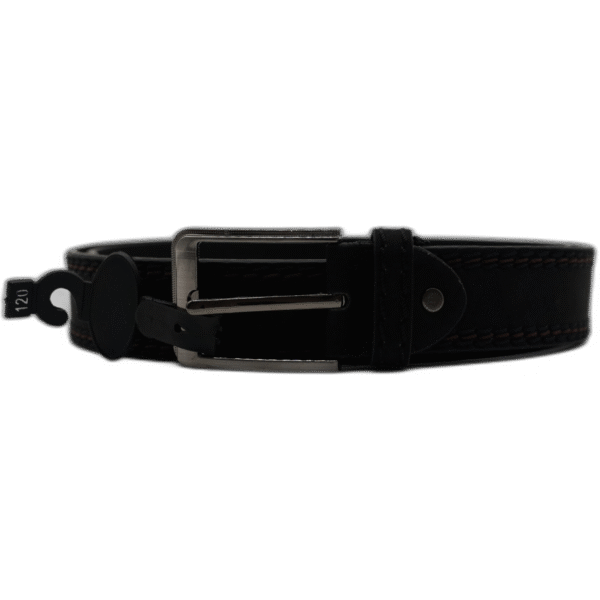 Kutti černý pásek z kůže 120 cm se vzorem - Obrázek 1