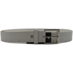 Kutti bílý pásek z kůže s vyšíváním 110 CM