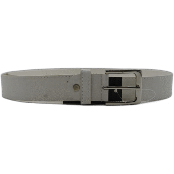 Kutti bílý pásek z kůže s vyšíváním 110 CM - Obrázek 1