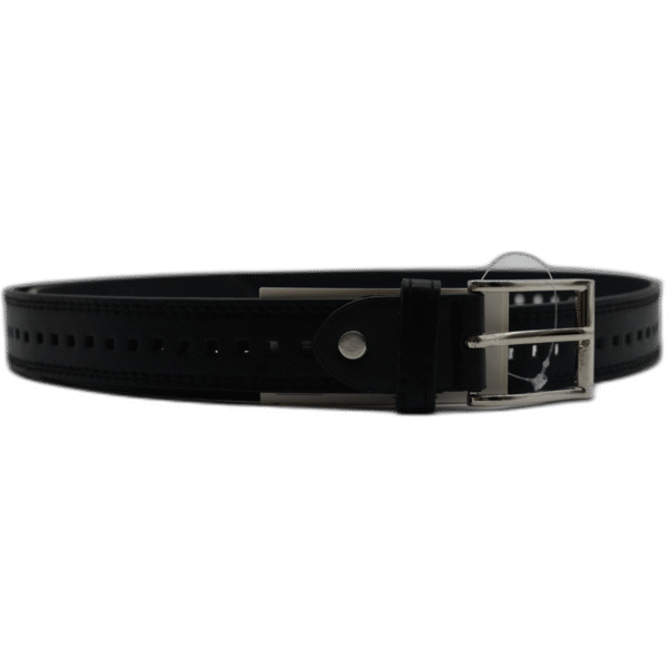 Kutti černý pásek s čvercovým děravým vzorem  110 cm - Obrázek 1