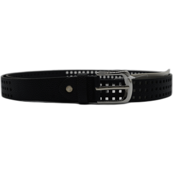 Kutti černý s řadami děr 110 cm - Obrázek 1