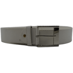 Kutti bílý kožený pásek 110cm