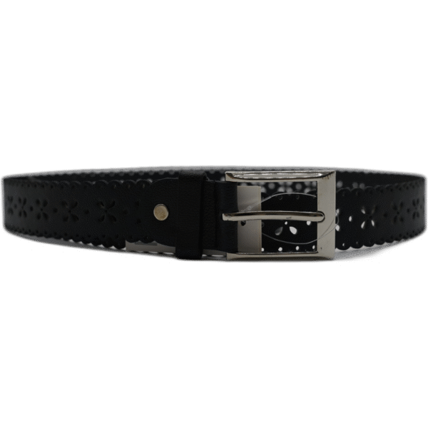 Kutti černý krajkovaný s vločkovým vzorem 110 cm - Obrázek 1