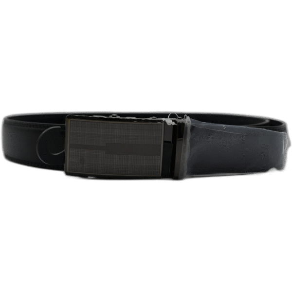 Kutti černý kožený pásek se zapínáním se vzorem 120cm - Obrázek 1