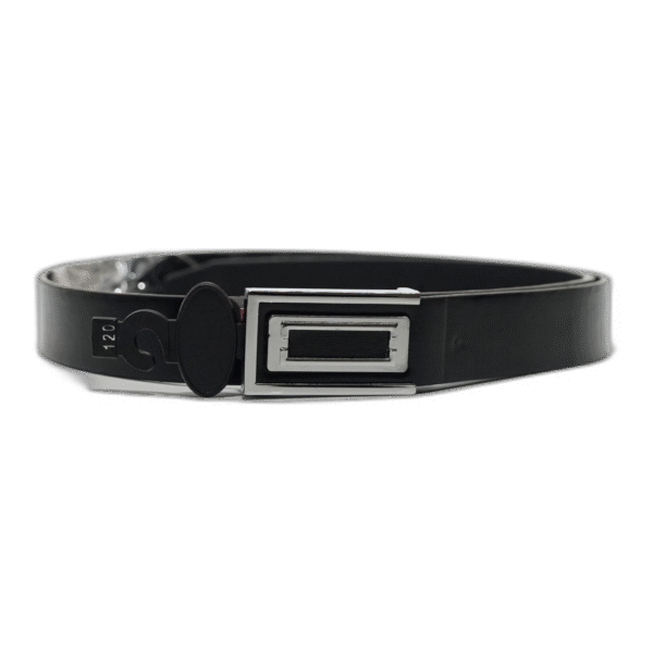 Kutti černý kožený pásek 120cm zápínání se vzorem - Obrázek 1