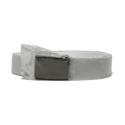 Bílý gumový pásek 125cm