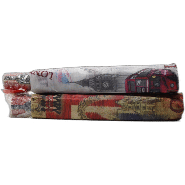 Real Star  deštník - vzor Londýn - bílá, hnědá - Obrázek 1