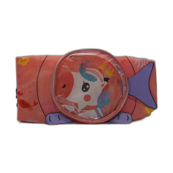 Dětský lososový batoh s motivem jednorožce - Obrázek 1